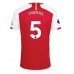 Arsenal Thomas Partey #5 Hemma matchtröja 2023-24 Kortärmad Billigt